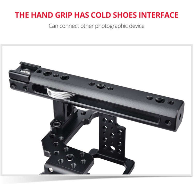 YELANGU CA7 YLG0908A Handle Video Camera Cage Stabilizer for Sony A7K / A72 / A73 / A7S2 / A7R3 /...