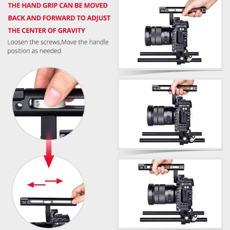 YELANGU CA7 YLG0908A Handle Video Camera Cage Stabilizer for Sony A7K / A72 / A73 / A7S2 / A7R3 /...