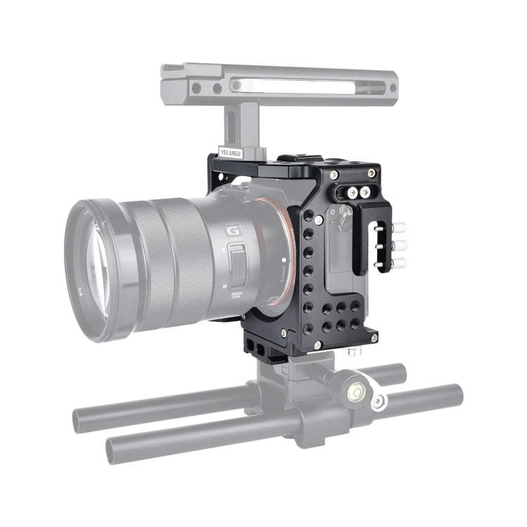 YELANGU CA7 YLG0908A-A01 Video Camera Cage Stabilizer for Sony A7K / A72 / A73 / A7S2 / A7R3 / A7...