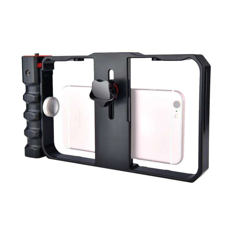 YLG0901B Vlogging Live Broadcast Smartphone Plastic Cage Video Rig Filmmaking Recording Handle St...