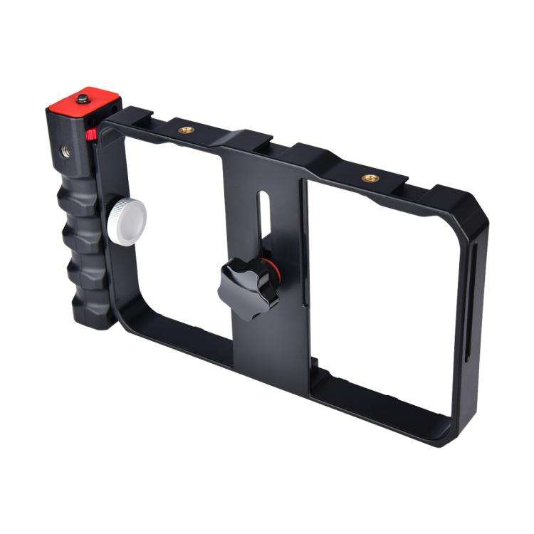 YLG0901B Vlogging Live Broadcast Smartphone Plastic Cage Video Rig Filmmaking Recording Handle St...