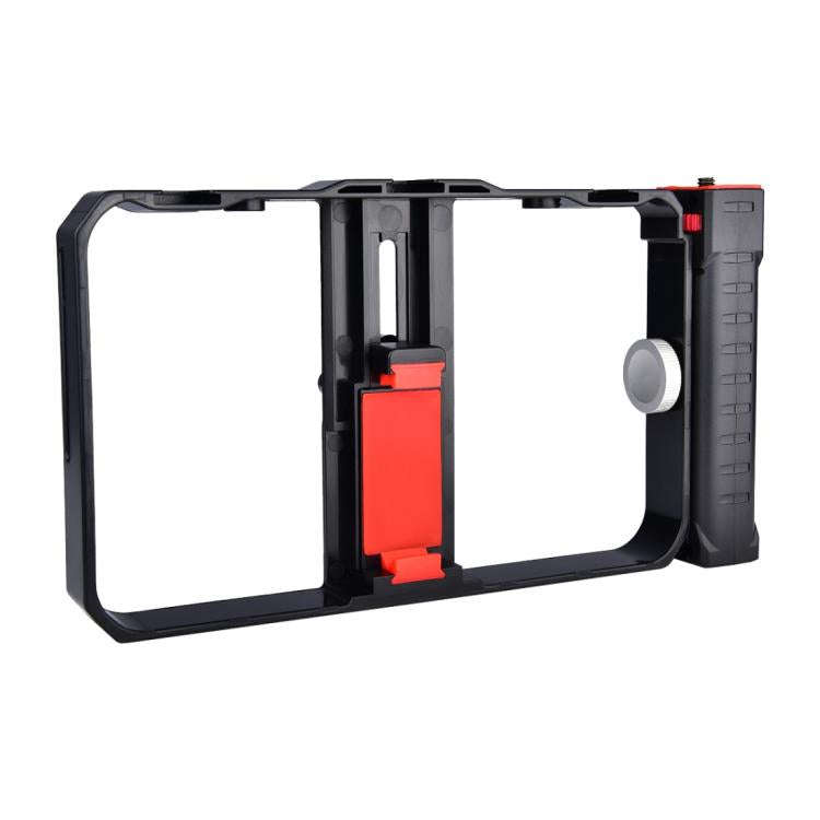YLG0901B Vlogging Live Broadcast Smartphone Plastic Cage Video Rig Filmmaking Recording Handle St...