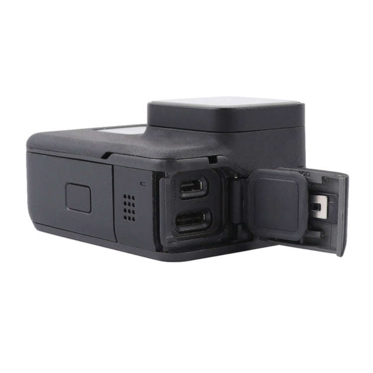 For GoPro HERO7 White / Silver Side Interface Door Cover Repair Part(Black)