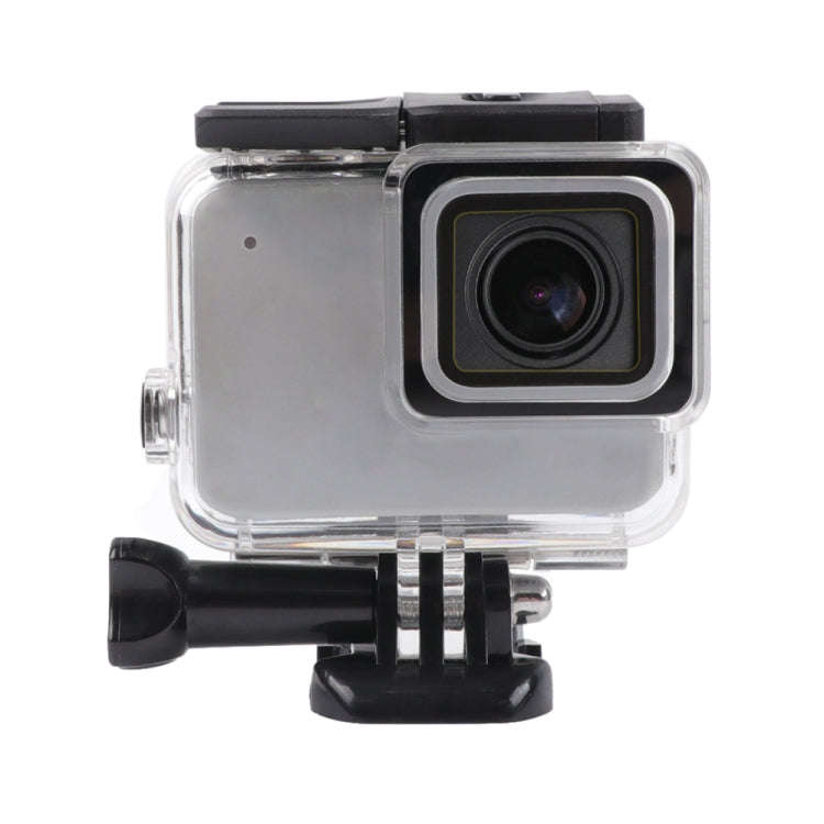 For GoPro HERO7 White /Silver Skeleton Housing Side Hollow Protective Case with Buckle Basic Moun...