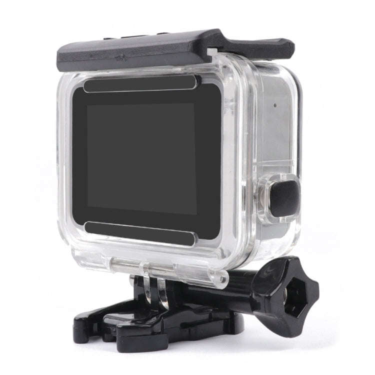 For GoPro HERO7 White /Silver Skeleton Housing Side Hollow Protective Case with Buckle Basic Moun...
