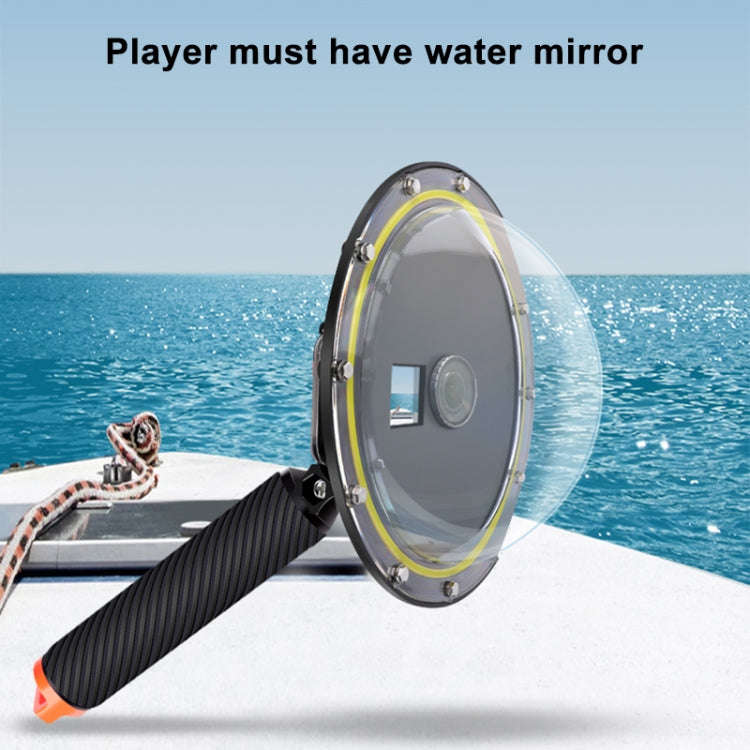 RUIGPRO Floating Hand Grip Dome Port Underwater Diving Camera Lens Transparent Cover for DJI Osmo...