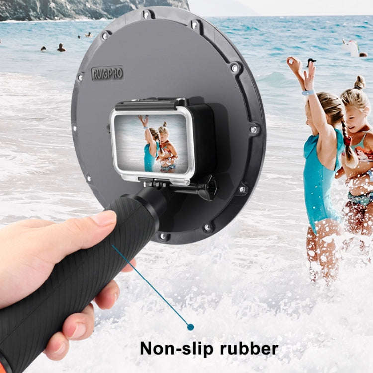 RUIGPRO Floating Hand Grip Dome Port Underwater Diving Camera Lens Transparent Cover for DJI Osmo...