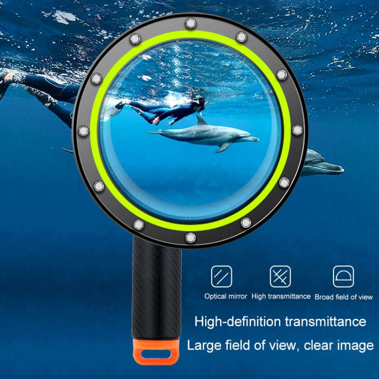 RUIGPRO Floating Hand Grip Dome Port Underwater Diving Camera Lens Transparent Cover for DJI Osmo...