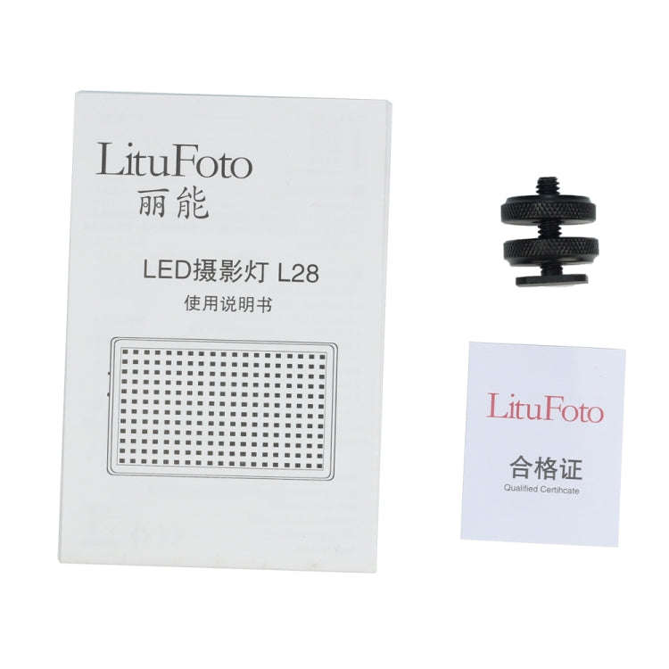 Litu Foto  L28 Pocket 228 LEDs Professional Vlogging Photography Video & Photo Studio Light for C...