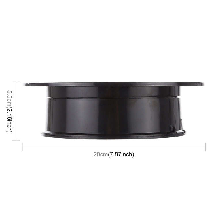 20cm 360 Degree Electric Rotating Turntable Display Stand Photography Video Shooting Props Turnta...