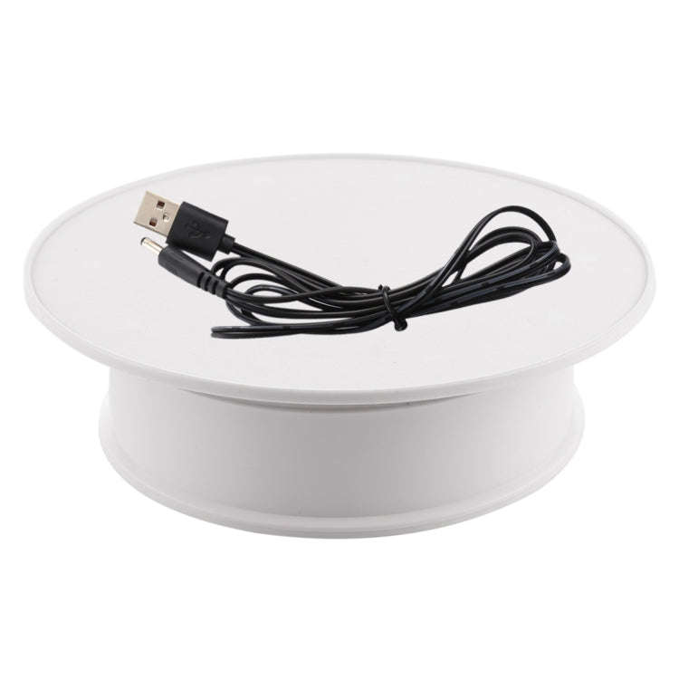20cm 360 Degree Electric Rotating Turntable Display Stand Photography Video Shooting Props Turnta...