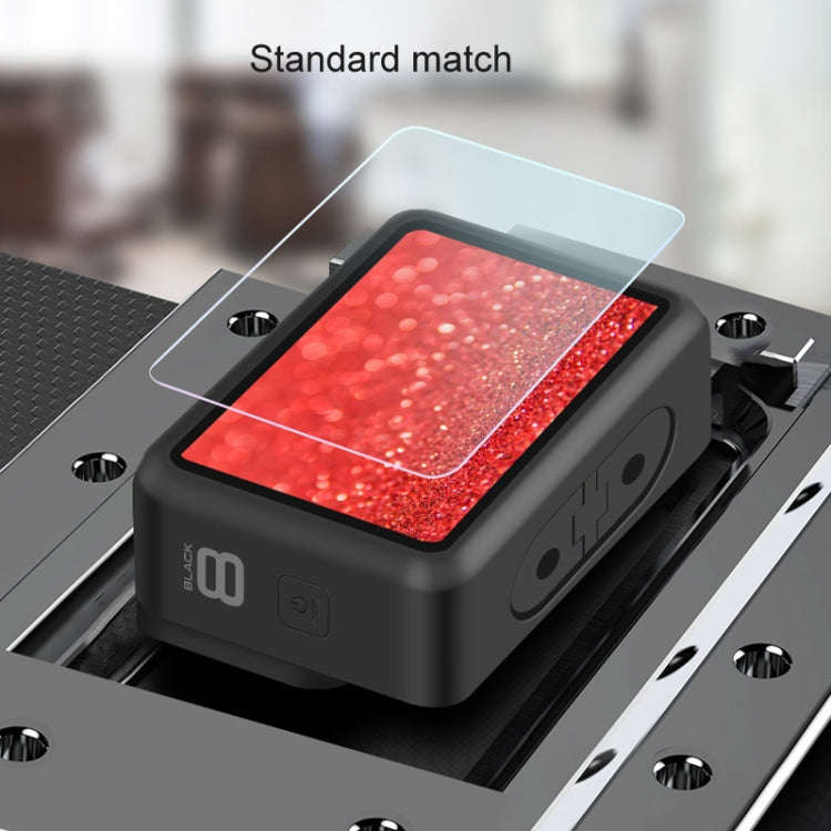 For GoPro HERO8 Black Lens + LCD Display Tempered Glass Film(Transparent)