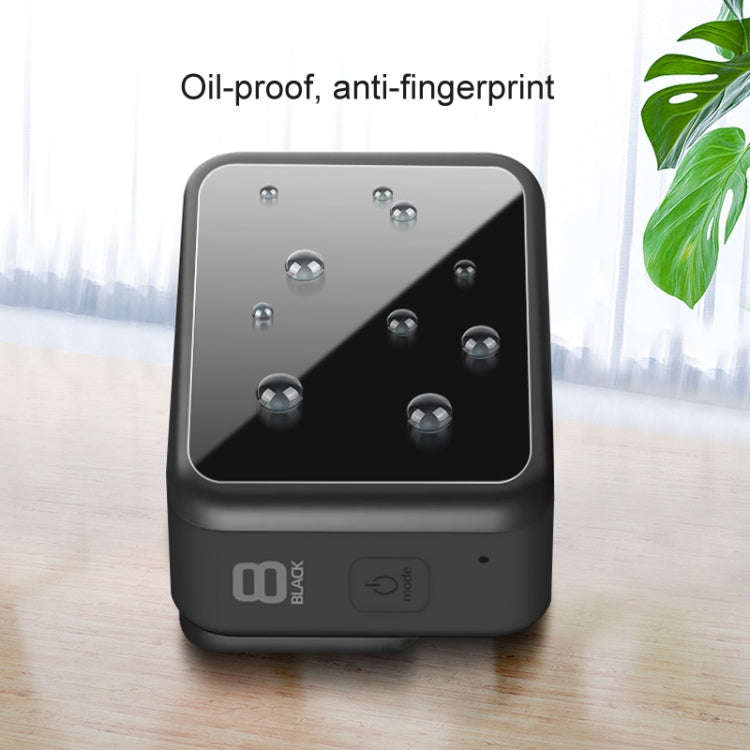 For GoPro HERO8 Black Lens + LCD Display Tempered Glass Film(Transparent)
