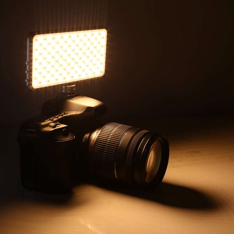 LED011S Pocket 180 LEDs Professional Vlogging Photography Video & Photo Studio Light with OLED Di...