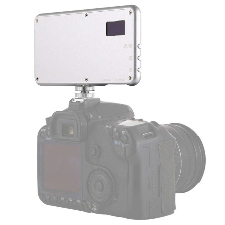 LED011S Pocket 180 LEDs Professional Vlogging Photography Video & Photo Studio Light with OLED Di...