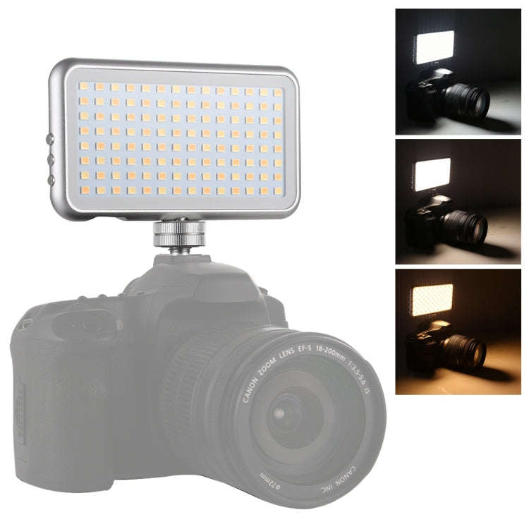 LED-013 Pocket 112 LEDs Professional Vlogging Photography Video & Photo Studio Light with OLED Di...