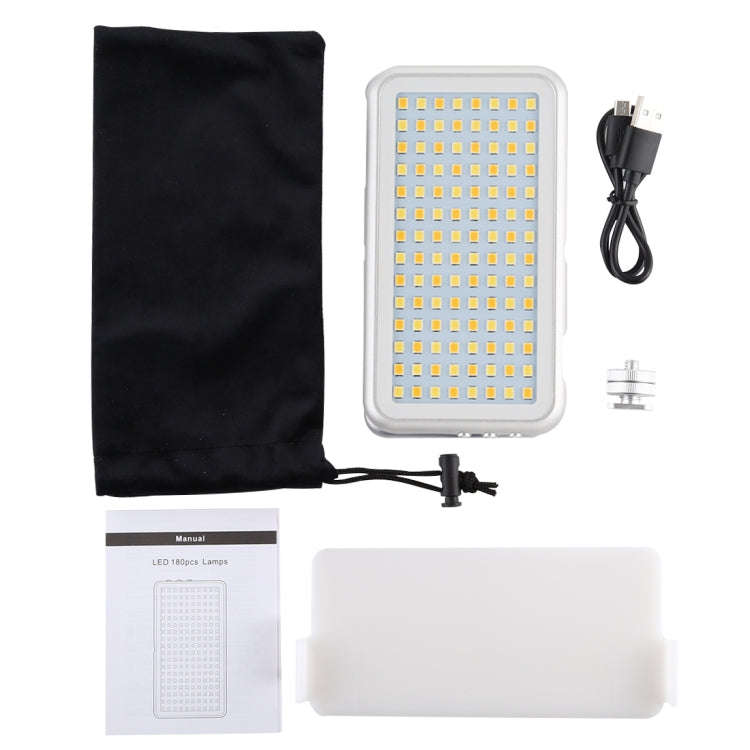 LED-013 Pocket 112 LEDs Professional Vlogging Photography Video & Photo Studio Light with OLED Di...