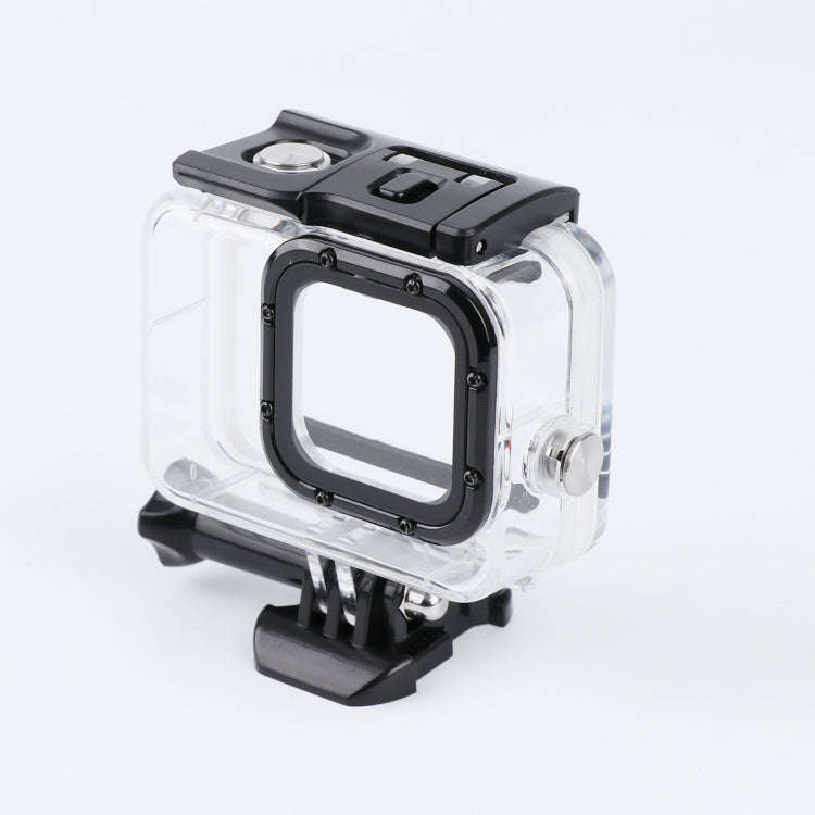 For GoPro HERO8 Black 45m Waterproof Housing Protective Case with Buckle Basic Mount & Screw (Tra...