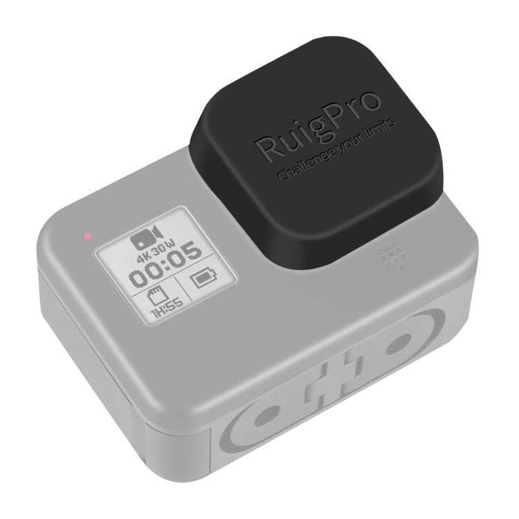 RUIGPRO for GoPro HERO8 Black Proffesional Scratch-resistant Camera Lens Protective Cap Cover (Bl...