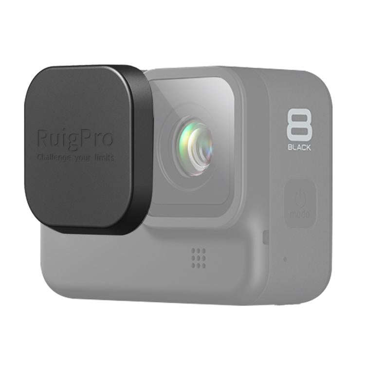RUIGPRO for GoPro HERO8 Black Proffesional Scratch-resistant Camera Lens Protective Cap Cover (Bl...