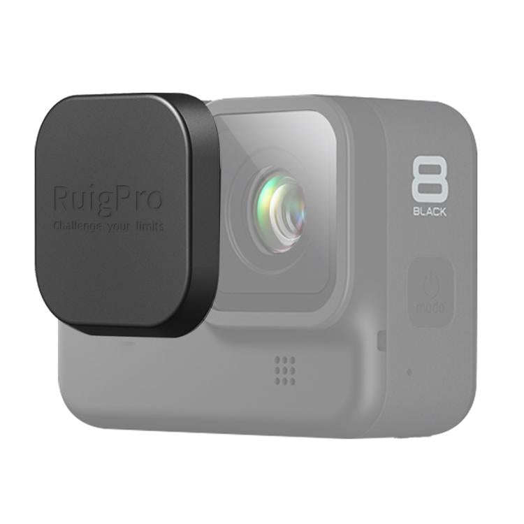 RUIGPRO for GoPro HERO8 Black Proffesional Scratch-resistant Camera Lens Protective Cap Cover (Bl...