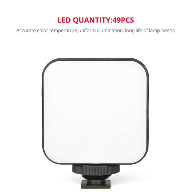 YELANGU LED01 49 LED Video Light for Camera / Video Camcorder (Black)