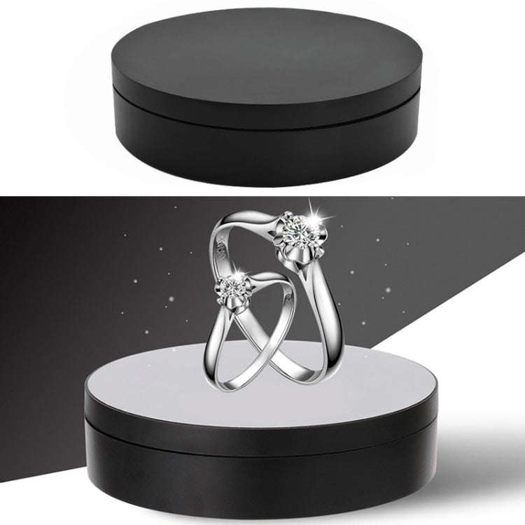 13.8cm USB Charging Smart 360 Degree Rotating Turntable Display Stand Video Shooting Props Turnta...