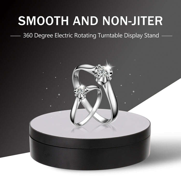 13.8cm Mirror Style USB Charging Smart 360 Degree Rotating Turntable Display Stand Video Shooting...