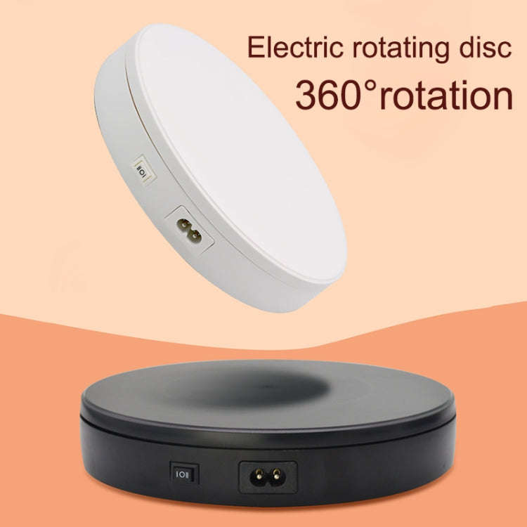 22cm Electric Rotating Turntable Display Stand Live Video Shooting Props Turntable Jewelry Shoes ...