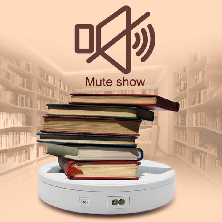22cm Electric Rotating Turntable Display Stand Live Video Shooting Props Turntable Jewelry Shoes ...