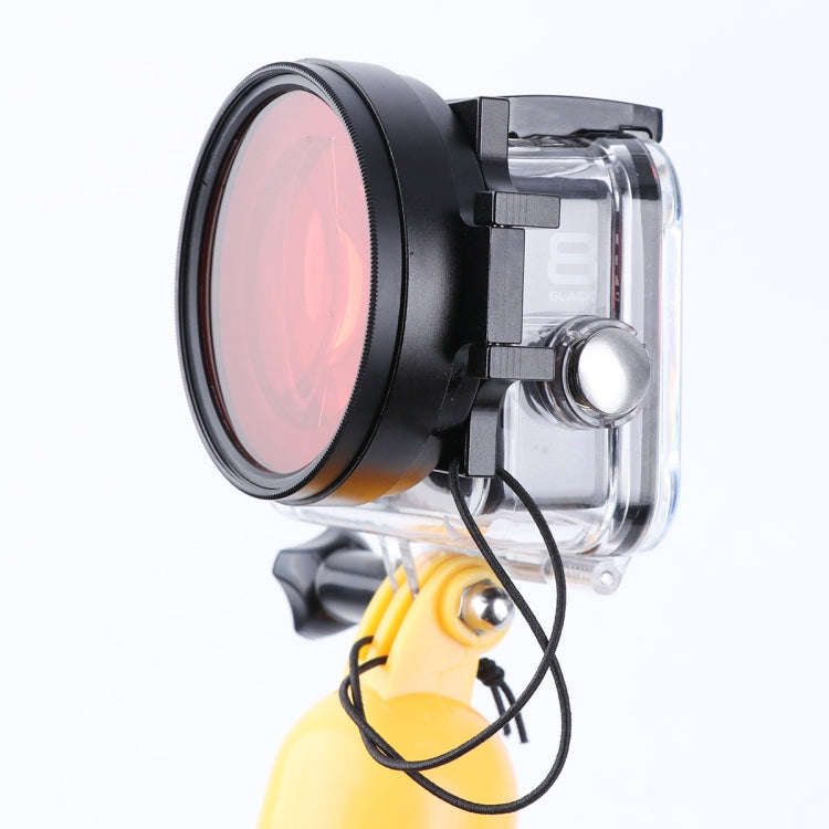 RUIGPRO for GoPro HERO8 Professional 58mm Color Dive Housing Lens Filter + Dive Housing Waterproo...