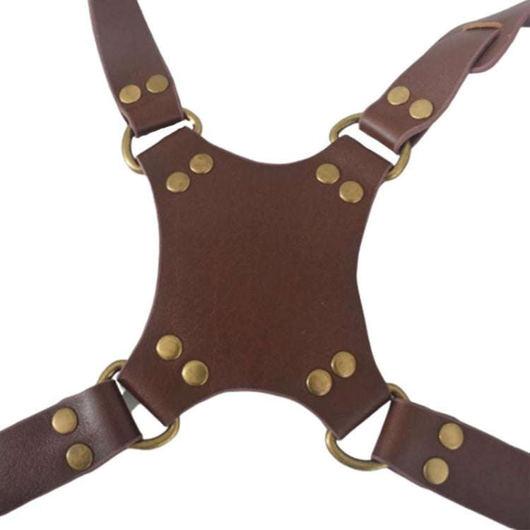 Quick Release Anti-Slip Dual Shoulder Leather Harness Camera Strap with Metal Hook for SLR / DSLR...