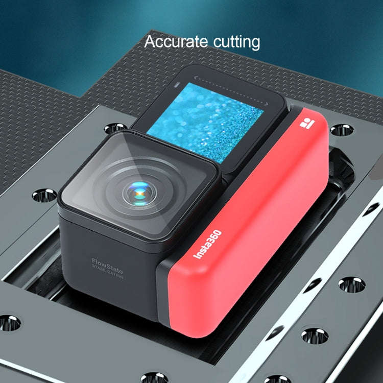 Lens + LCD Display Tempered Glass Film for Insta 360 One R 4K (Transparent)