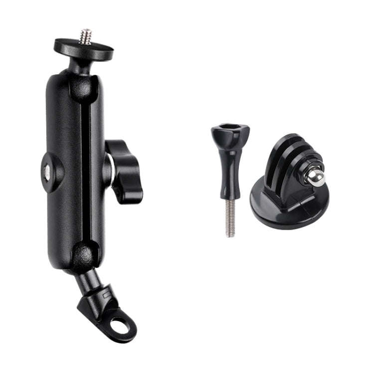 9.0cm Connecting Rod 20mm Ball Head Motorcycle Rearview Mirror Screw Hole Fixed Mount Holder with...