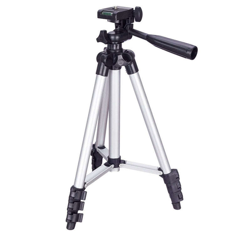 3120 Live Broadcast Tripod 4-Section Folding Legs Aluminum Alloy Tripod Mount with U-Shape Three-...