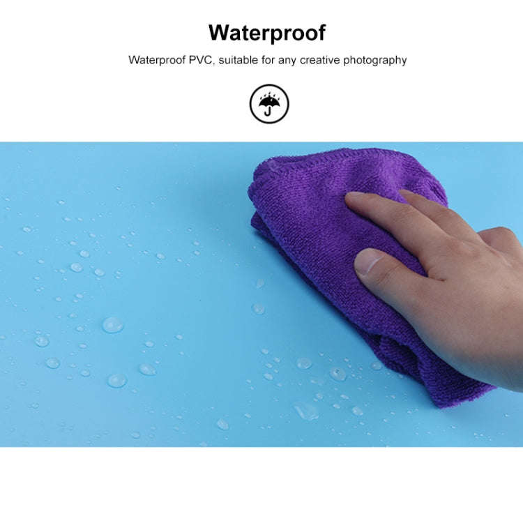 120x200cm PVC Paper Matte Photography Background(Blue)