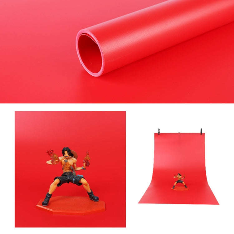 120x200cm PVC Paper Matte Photography Background(Red)