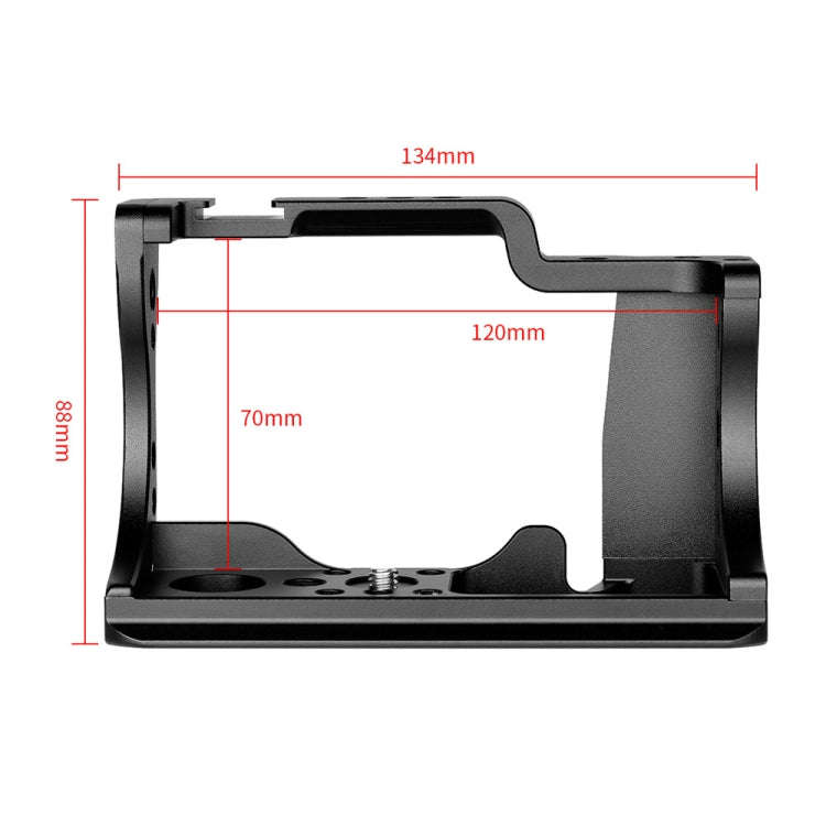 YELANGU C14-A YLG0714A-A Video Camera Cage Stabilizer for Canon EOS M50 (Black)