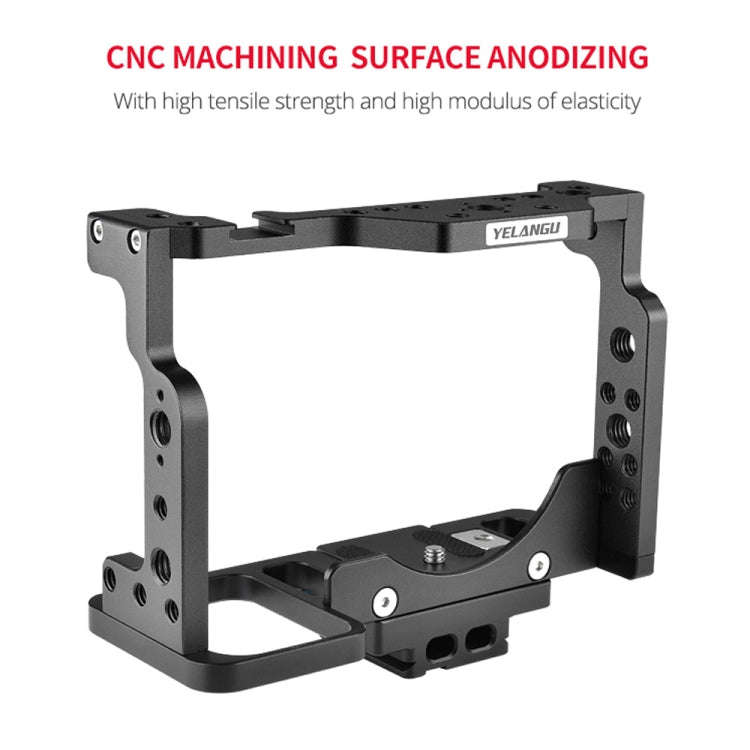 YELANGU C15-A YLG0711A-A01 Video Camera Cage Stabilizer for Nikon Z6 / Z7 (Black)