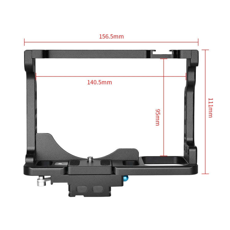 YELANGU C15-A YLG0711A-A01 Video Camera Cage Stabilizer for Nikon Z6 / Z7 (Black)