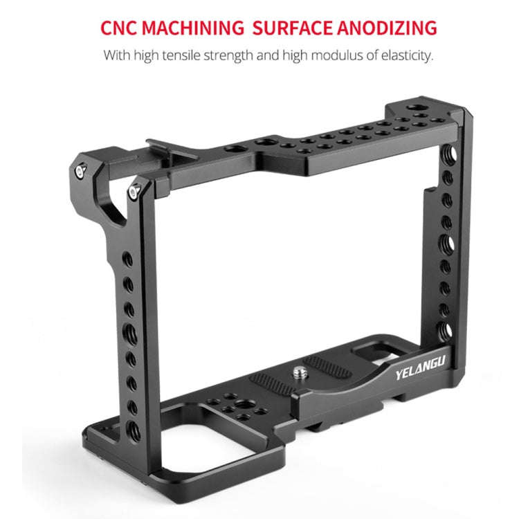 YELANGU C18 YLG0915A-A Video Camera Cage Stabilizer for Panasonic Lumix DC-S1H / DC-S1 / DC-S1R (...