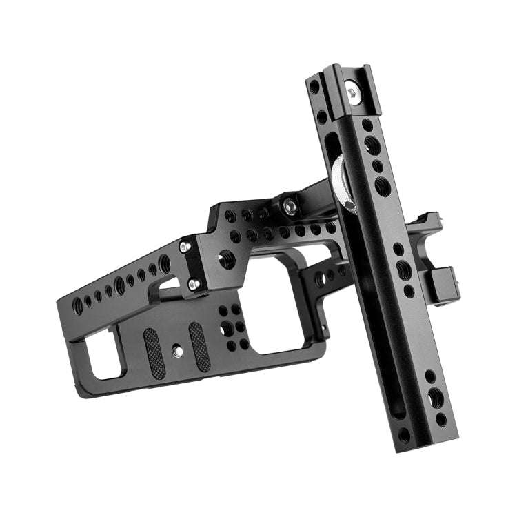 YELANGU C18 YLG0915A-B Video Camera Cage Stabilizer with Handle for Panasonic Lumix DC-S1H / DC-S...