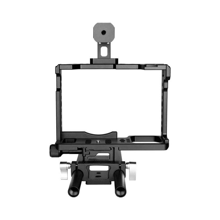 YELANGU C18 YLG0915A-C Video Camera Cage Stabilizer with Handle & Rail Rod Mount for Panasonic Lu...