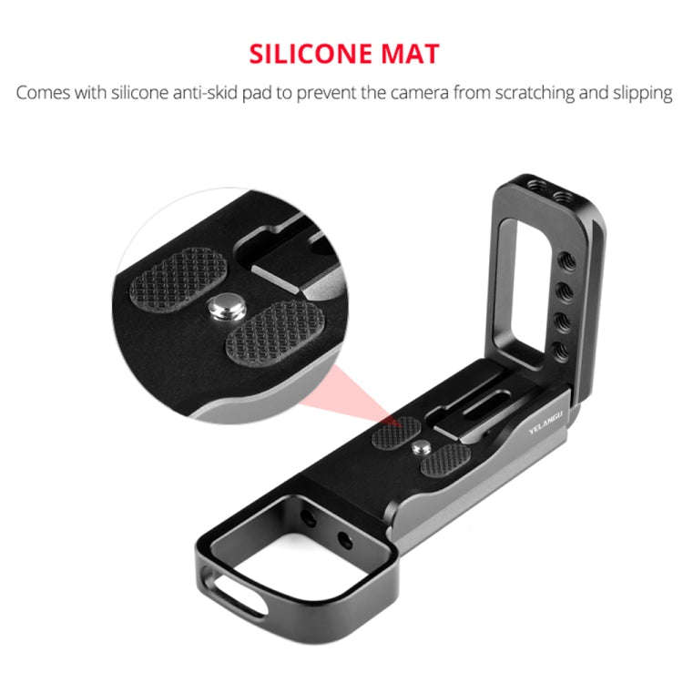 YELANGU YLG0715A 1/4 inch Vertical Shoot Quick Release L Plate Bracket Base Holder for Sony A6300...