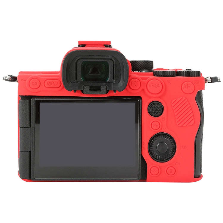 For Sony ILCE-7RM5 / Alpha 7R V Soft Silicone Protective Case (Red)