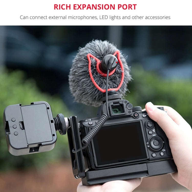 YELANGU CL6 YLG0712A Vertical Shoot Quick Release L Plate Bracket Base Holder for Sony A9 (ILCE-9...