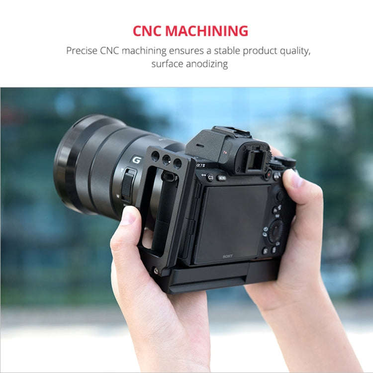 YELANGU CL6 YLG0712A Vertical Shoot Quick Release L Plate Bracket Base Holder for Sony A9 (ILCE-9...