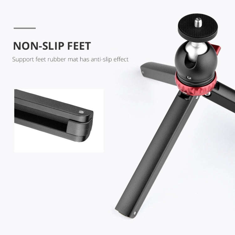YELANGU T1 YLG1202A Pocket Mini Metal Desktop Tripod Mount with 360 Degree Ball Head for DSLR & D...