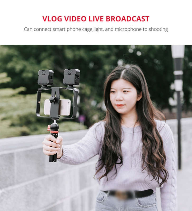 YELANGU T1 YLG1202A Pocket Mini Metal Desktop Tripod Mount with 360 Degree Ball Head for DSLR & D...