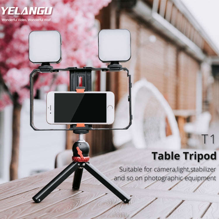YELANGU T1 YLG1202A Pocket Mini Metal Desktop Tripod Mount with 360 Degree Ball Head for DSLR & D...